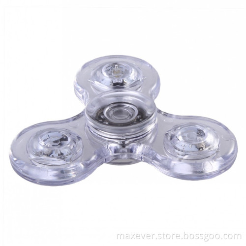 OEM Made LED Light Fidget Spinner Crystal LED Hand Spinner